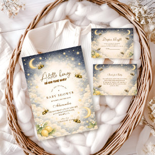 Carte D'accompagnement Baby Shower de Ruche Céleste de Miel