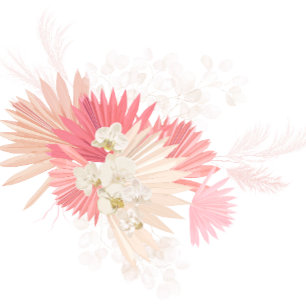 Dusty Green Tropical Orchid Wedding Einladung