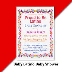 Nationales hispanisches Erbe   Babyparty Einladung
