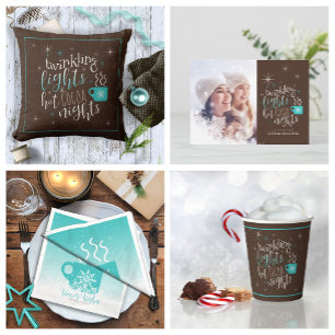 Twinkling Lights Hot Cocoa Nights ID593 Karte