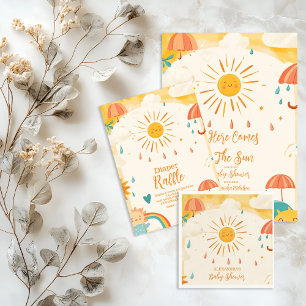 Invitation Voici le Son Jaune soleil