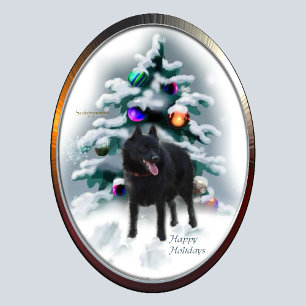 Schipperke Weihnachtsgeschenke Feiertagskarte
