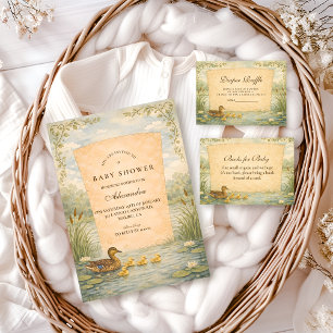 Invitation Bébé Canard Colvert Shower