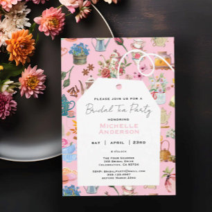 Serviette En Papier Thé à la Fête Rose Florale Jardin Mariage