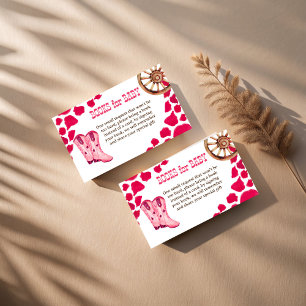 Kleines Cowgirl auf dem Weg Pferde Baby Dusche Einladung