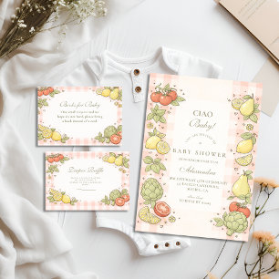 Invitation Baby-Shopping de Produits du Marché Italien
