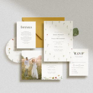 Leander Wildblume Wedding Tischnummer