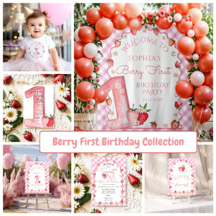Berry First 1. Geburtstag Einladung