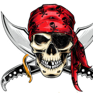 Pirate 40. Geburtstagsfeier Party Einladung