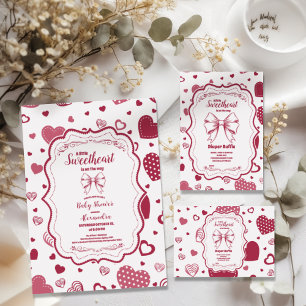 Serviette En Papier Le Baby shower de la Saint-Valentin mignon