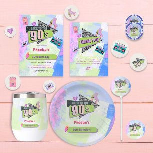 Nostalgisch zurück zur Retro-Geburtstagsparty der  Dosenkühler