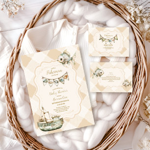 Little Fisherman Fishing Baby Shower Pappteller