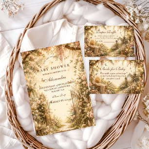 Serviette En Papier Baby Shower Floral Bohème Botanique