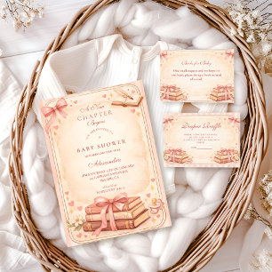 Serviette En Papier Baby-Shower Livre Un Nouveau Chapitre