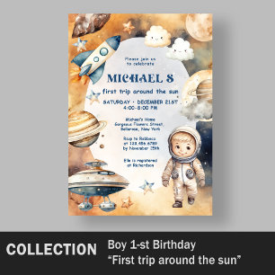 Geburtstagsparty Erster Ausflug um die Sonne Willk Poster