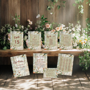 Dentelles et marguerites vintages Faire-part de ma