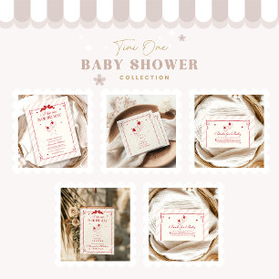 Invitation Tini Mignonne Un Est En Chemin Baby shower