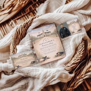 Carte De Remerciements Cérémonie de remise des insignes de l'école de pol