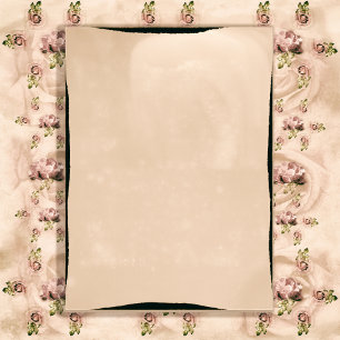 Einladung zur Hochzeit Vintager Rose