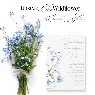 Poster Fête de mariage Something Blue Wildflower