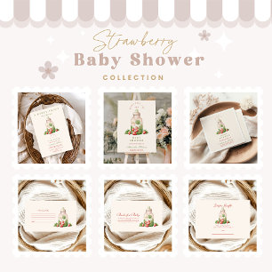 Berry Sweet Baby Shower Registry Begleitkarte