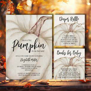 Autumn Pumpkins Gender Neutral Baby Shower Einladung