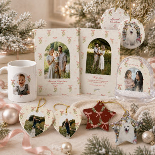 Cartes Pour Fêtes Annuelles Arche photographique botanique de Noël grandmillen