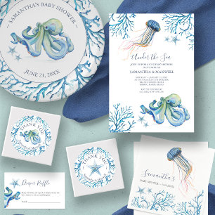 Starfish Buch für die Einladungskarte für Säugling