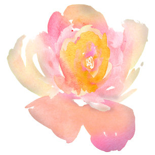 Elegante rosa Blume bilden einen Rahmen. Trendy Br Einladung