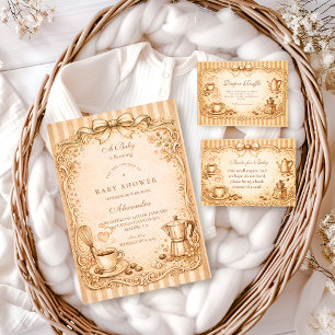 Serviette En Papier Baby Shower pour Amoureux du Café