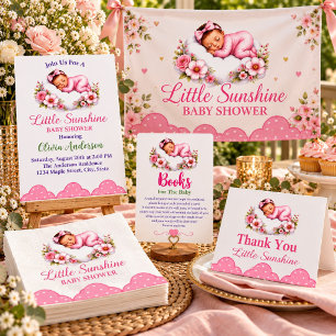 Serviette En Papier Thème Fleur de Nuage de Bébé Endormi Rêveur