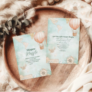 Watercolor Adventure erwartet Gender Books für Bab Begleitkarte