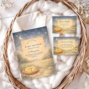 Invitation Baby Shower Petite Poussin de Printemps