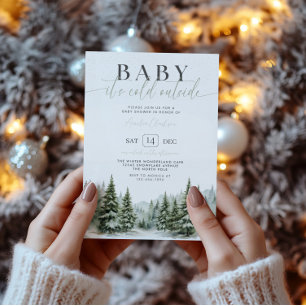 Bébé Il fait froid dehors Affiche de bienvenue de 