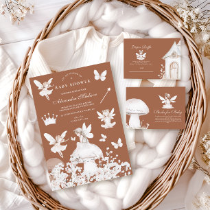 Carte D'accompagnement Enchanted Garden Fairy Livres Fleurs sauvages pour