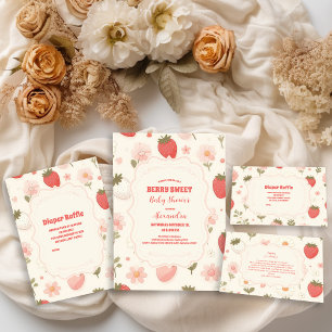 Berry Sweet Pink Coquette Baby Serviette