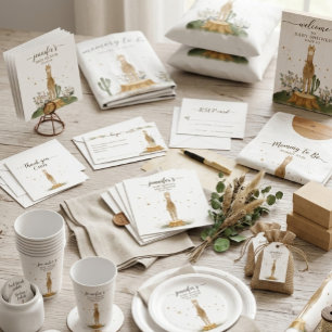 Carte D'accompagnement Alpaca Baby shower Nouveau Barreau de maman