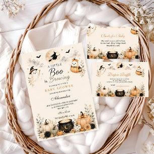 Elegant Little Boo veranstaltet Diaper-Raffle Begleitkarte