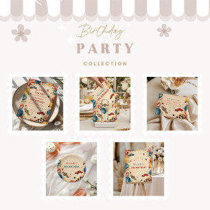 Invitation Anniversaire Deux Rapide Voiture de Course Vintage