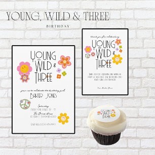 Young, Wild & Three   Kids Activity Tischset   (1)