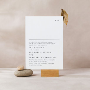 Einfache elegante Monogram Gold   Maroon Burgundy Folieneinladung