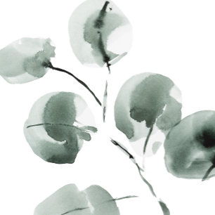 Roter Eukalyptus Ampersand Moderne Hochzeit Einladung