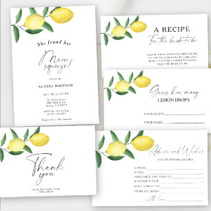 Poster Watercolor citrus - love is sweet take a treat