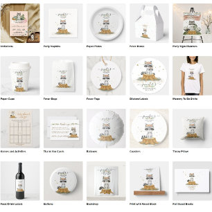 Raccoon Baby Shower New Mommy Diaper Raffles Begleitkarte