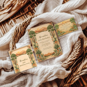 Serviette En Papier Fête Rustique Désert Floral