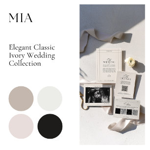 Étiquette Elegant Classic Chic Black Adresse de retour