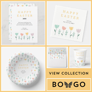 Ostersonntagsbrunch Gelbflora Niedlich Botanisch Einladung