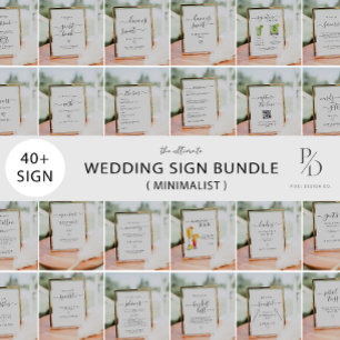 Panneau barre Popcorn   Mariage moderne imprimable