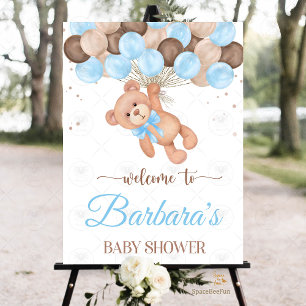 Teddy Bear Baby Shower Wir können kaum warten Serviette