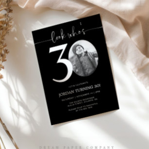 Regardez qui a 30 ans   Photo Invitation du 30e an